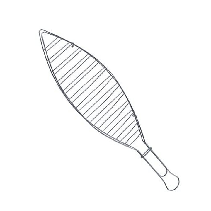 Grillrost für Fisch verchromter Stah 41cm Grillzubehör