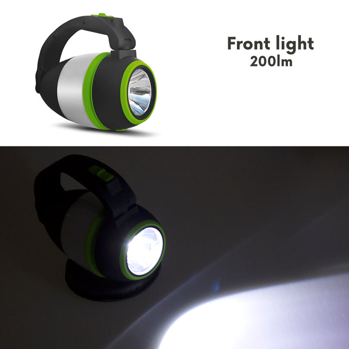 3 in 1 LED-Lampe Campinglampe Tischlampe Taschenlampe Klappbar Outdoor 3 Lichtmodi 1W 60-200LM Kaltweiß 6000K IP20 (Eingebauter Akku 1500mAh / Powerbank-Funktion)