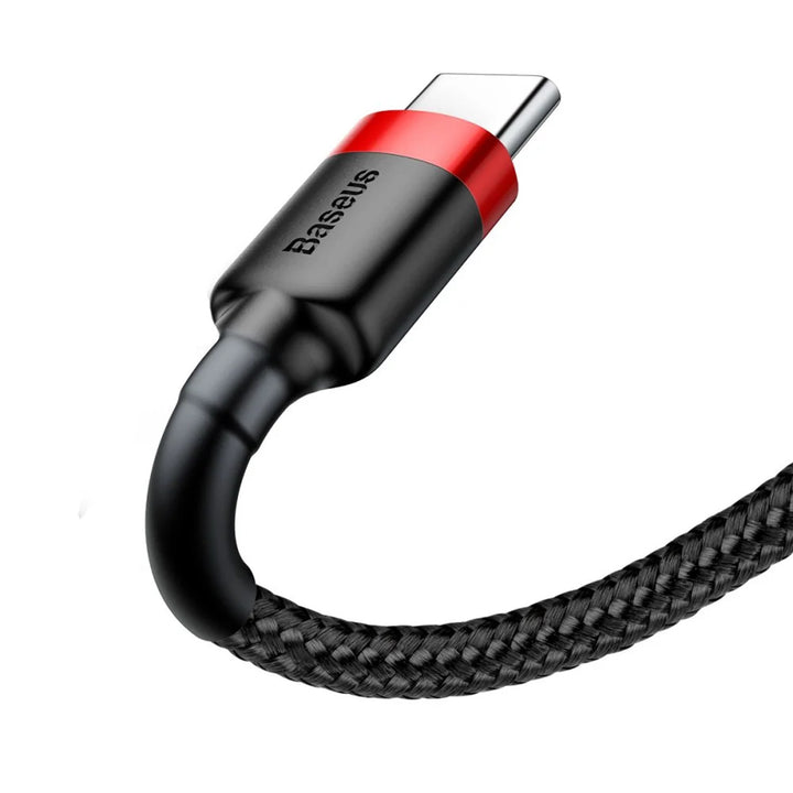 USB A Stecker - USB-C Stecker 1m CATKLF-B91 Rot+Schwarz Baseus Kabel