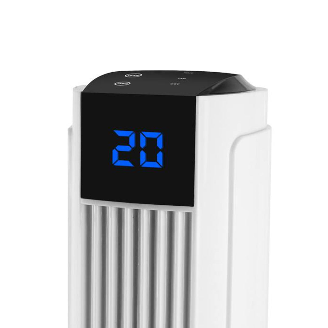 Turmventilator mit Fernbedienung und LCD Display 3 Geschwindigkeitsstufen Ventilator Säulenventilator Oszillation-Funktion Nachtmodus Timer 50W 82cm