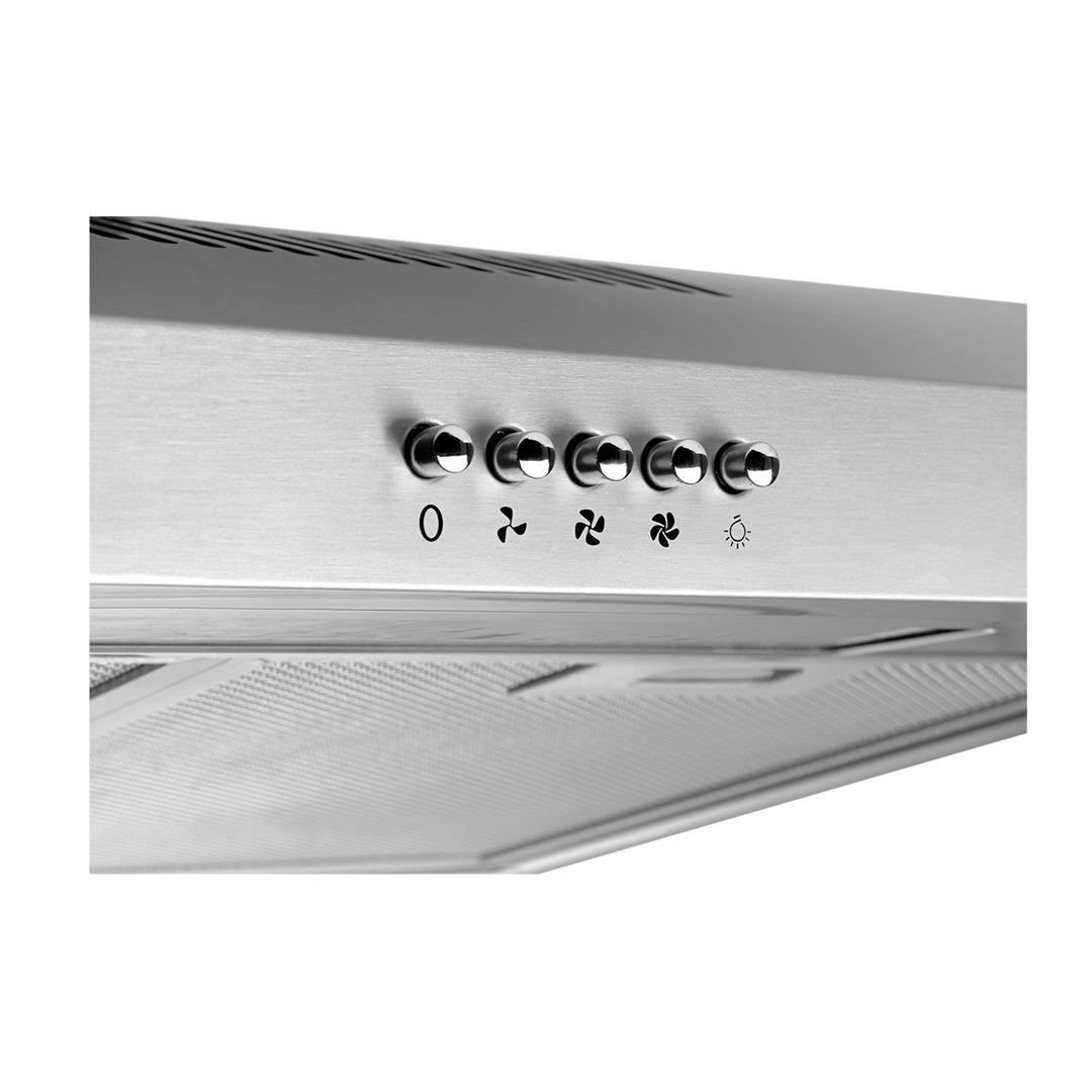 Concept 50cm OPP1250SS Silber Dunstabzugshaube LED Beleuchtung