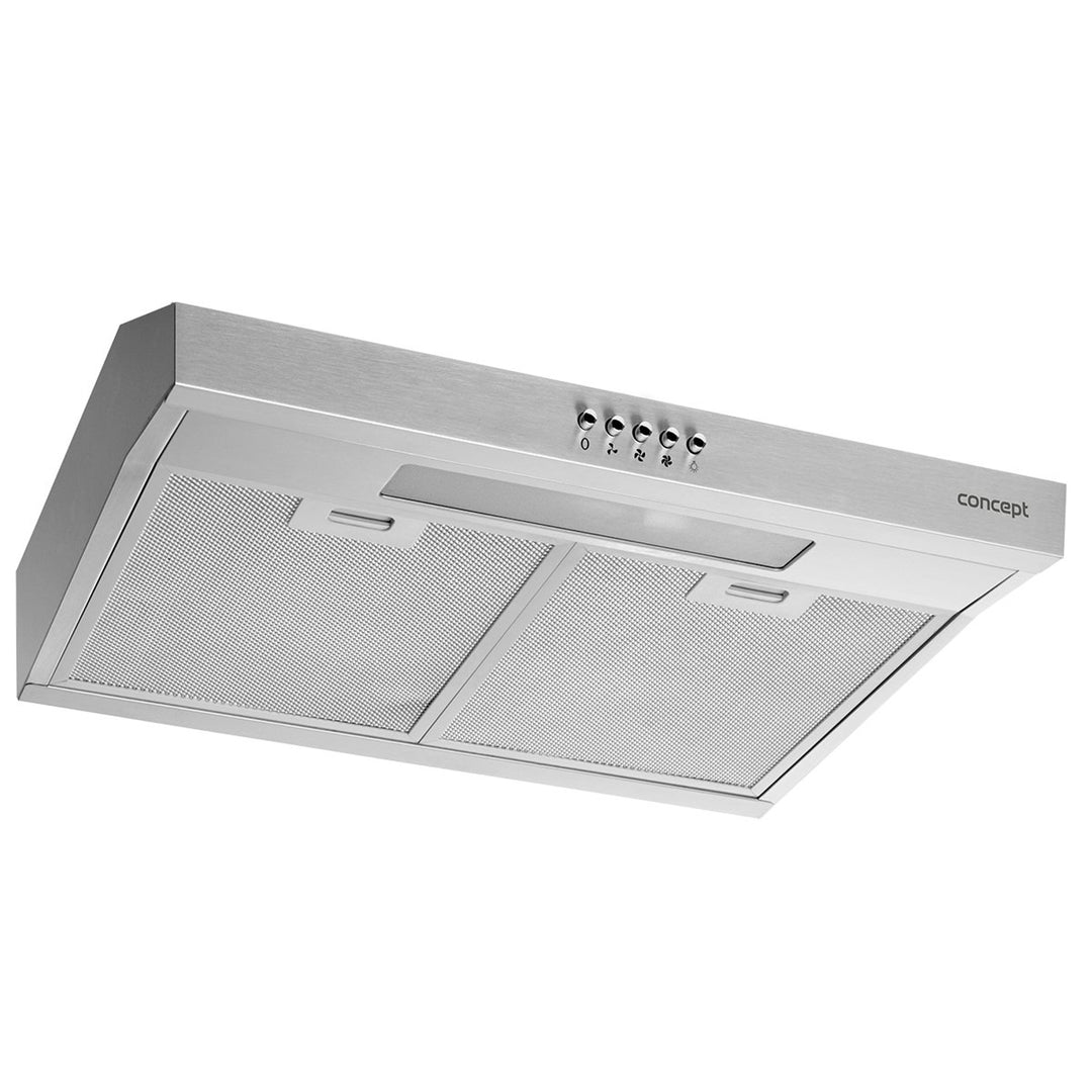Concept 50cm OPP1250SS Silber Dunstabzugshaube LED Beleuchtung