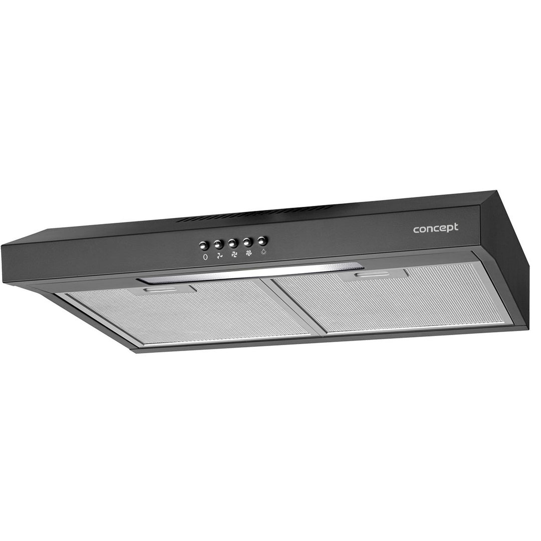 Concept 50cm OPP1250BC Schwarz Dunstabzugshaube LED Beleuchtung