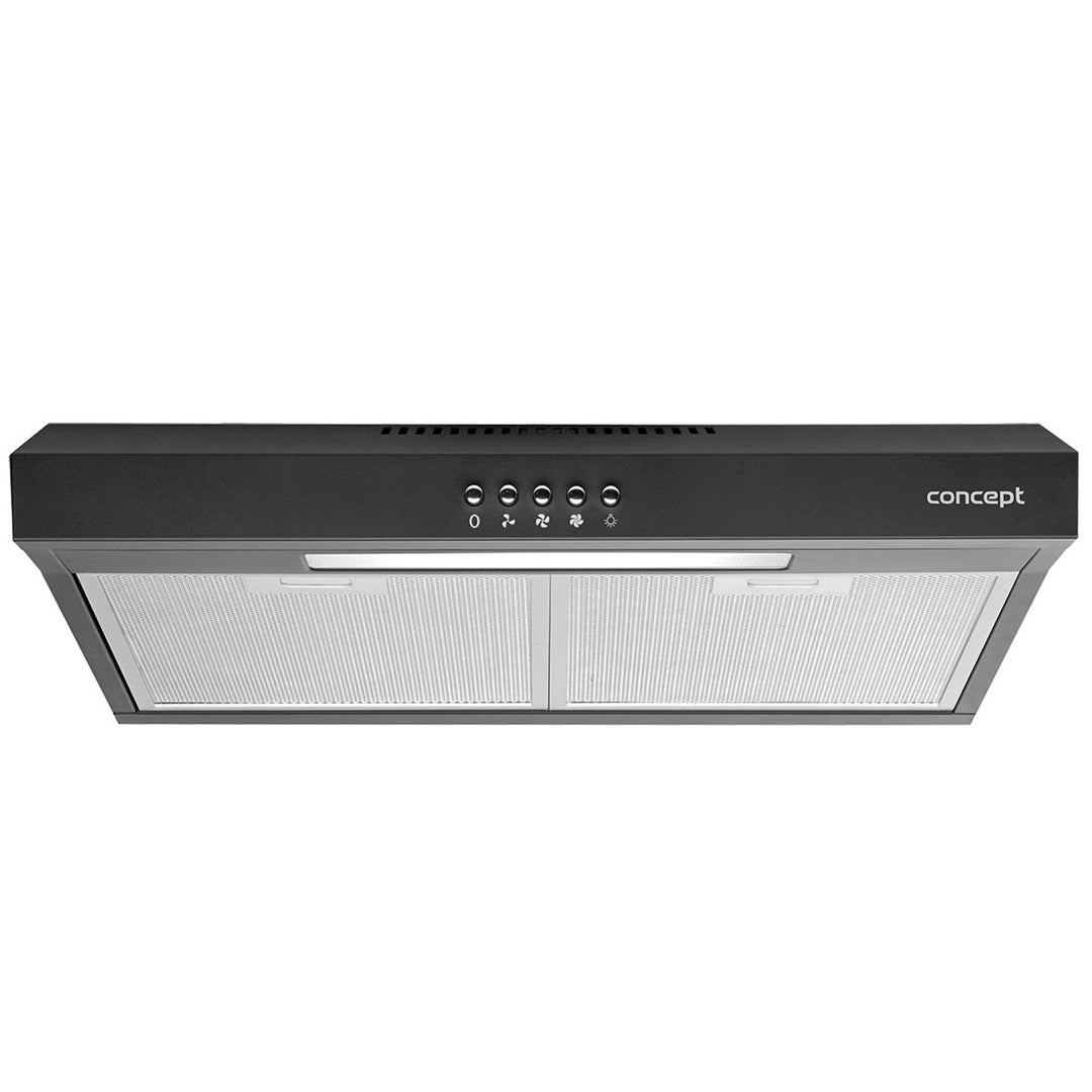 Concept 50cm OPP1250BC Schwarz Dunstabzugshaube LED Beleuchtung