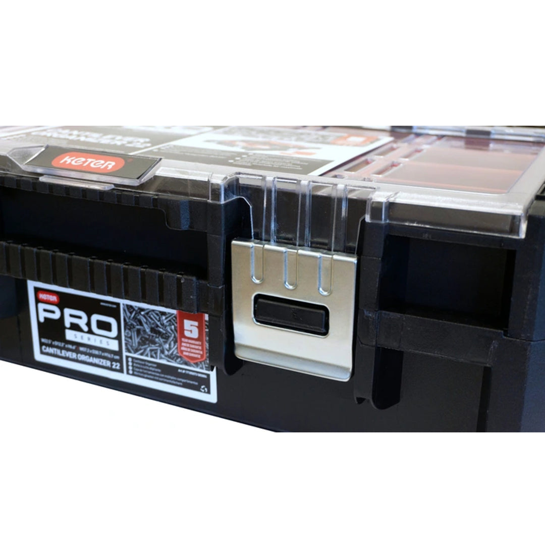 Werkzeugkiste Keter Organizer Sortimentkasten Box Pro Serie Cantilever 22