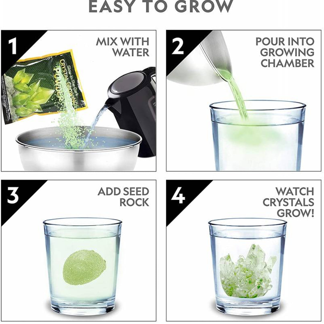 National Geographic - Labor zur Züchtung eines im Dunkeln leuchtenden Kristalls