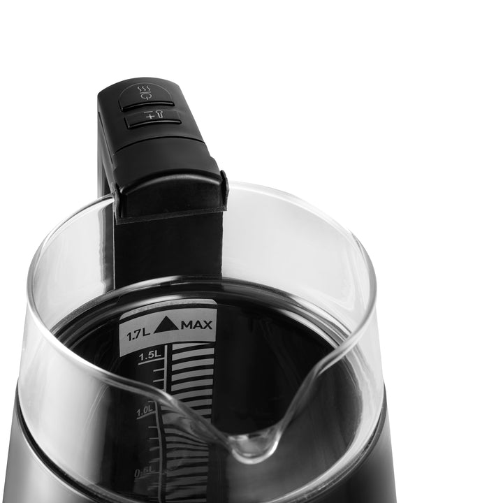 CONCEPT RK4170 Wasserkocher Digitalanzeige 5 Temperatureinstellung Schwenkbar Warmhaltefunktion 360 ° 1,7 L
