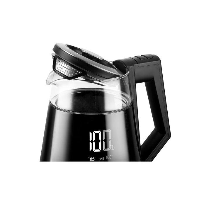 CONCEPT RK4170 Wasserkocher Digitalanzeige 5 Temperatureinstellung Schwenkbar Warmhaltefunktion 360 ° 1,7 L