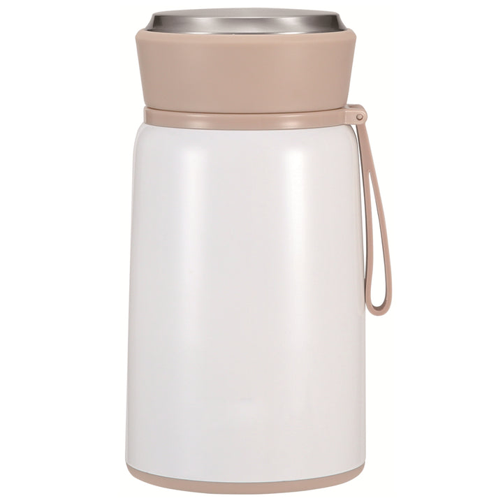 Thermos-Lebensmittelbehälter Thermobehälter für Essen Edelstahl inkl. Klapplöffel 800ml