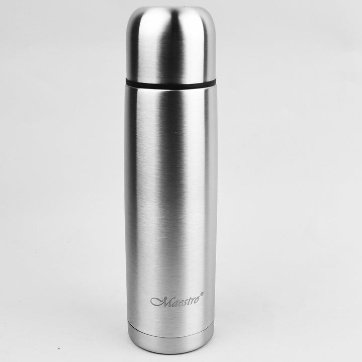 Thermoskanne aus Edelstahl Isolierflasche mit Trinkbecher und Tragetasche für Warm- oder Kaltgetränke (750ml)