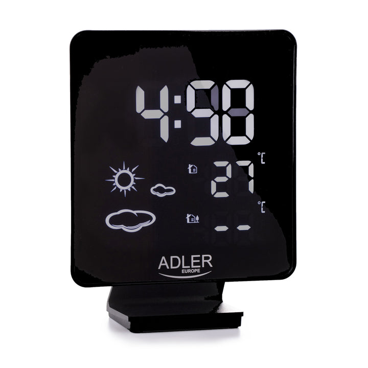 Wetterstation mit Außensensor ADLER AD 1176 Weiße Digitalanzeige