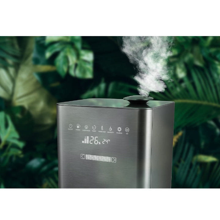 Luftbefeuchter für Räume bis zu 50 m2 UV Lampe UVC LED Display Wi-Fi Timer Automatische Feuchtigkeitskontrolle