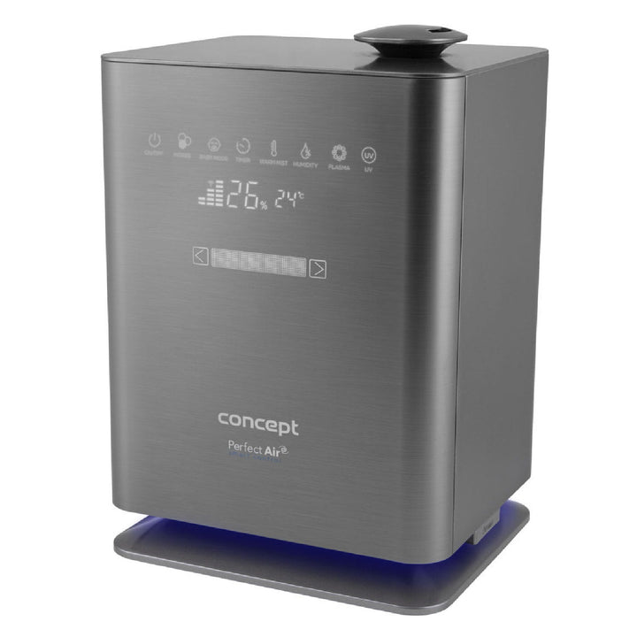 Luftbefeuchter für Räume bis zu 50 m2 UV Lampe UVC LED Display Wi-Fi Timer Automatische Feuchtigkeitskontrolle