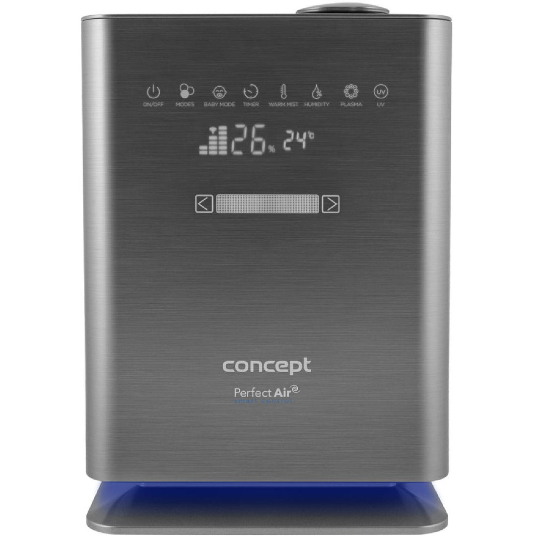 Luftbefeuchter für Räume bis zu 50 m2 UV Lampe UVC LED Display Wi-Fi Timer Automatische Feuchtigkeitskontrolle