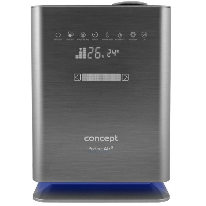 Luftbefeuchter für Räume bis zu 50 m2 UV Lampe UVC LED Display Wi-Fi Timer Automatische Feuchtigkeitskontrolle