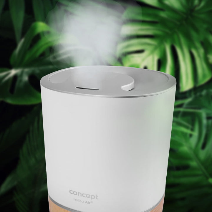 Perfect Air Luftbefeuchter Aromatherapie Diffusor 4 Liter 3 Stufen der Dampfintensität Geeignet für Räume bis 30 m2 (Weiß)