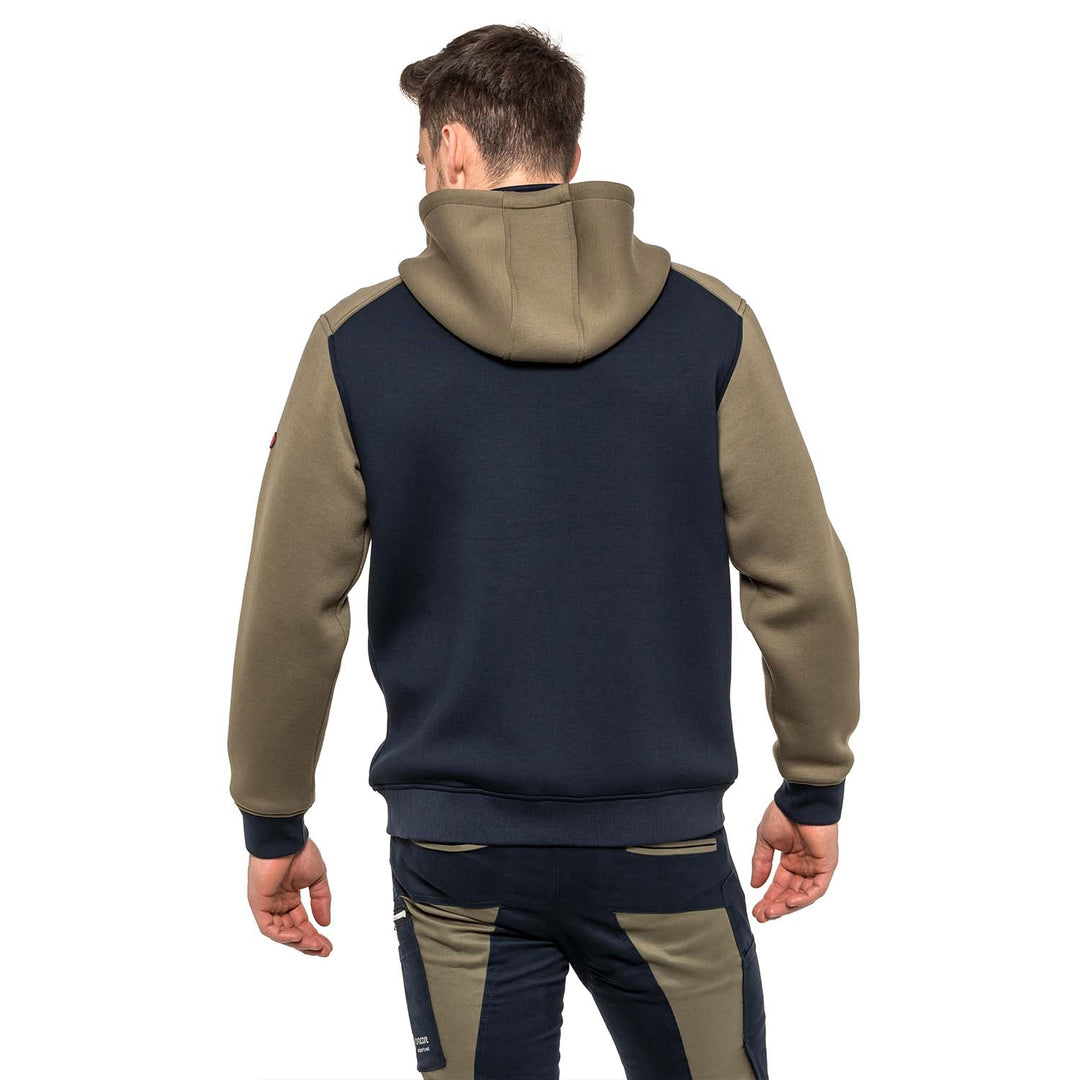 Schaumstoff-Arbeitsjacke HELBOS AVACORE, marineblau/oliv, Größe: XXXL, 3XL