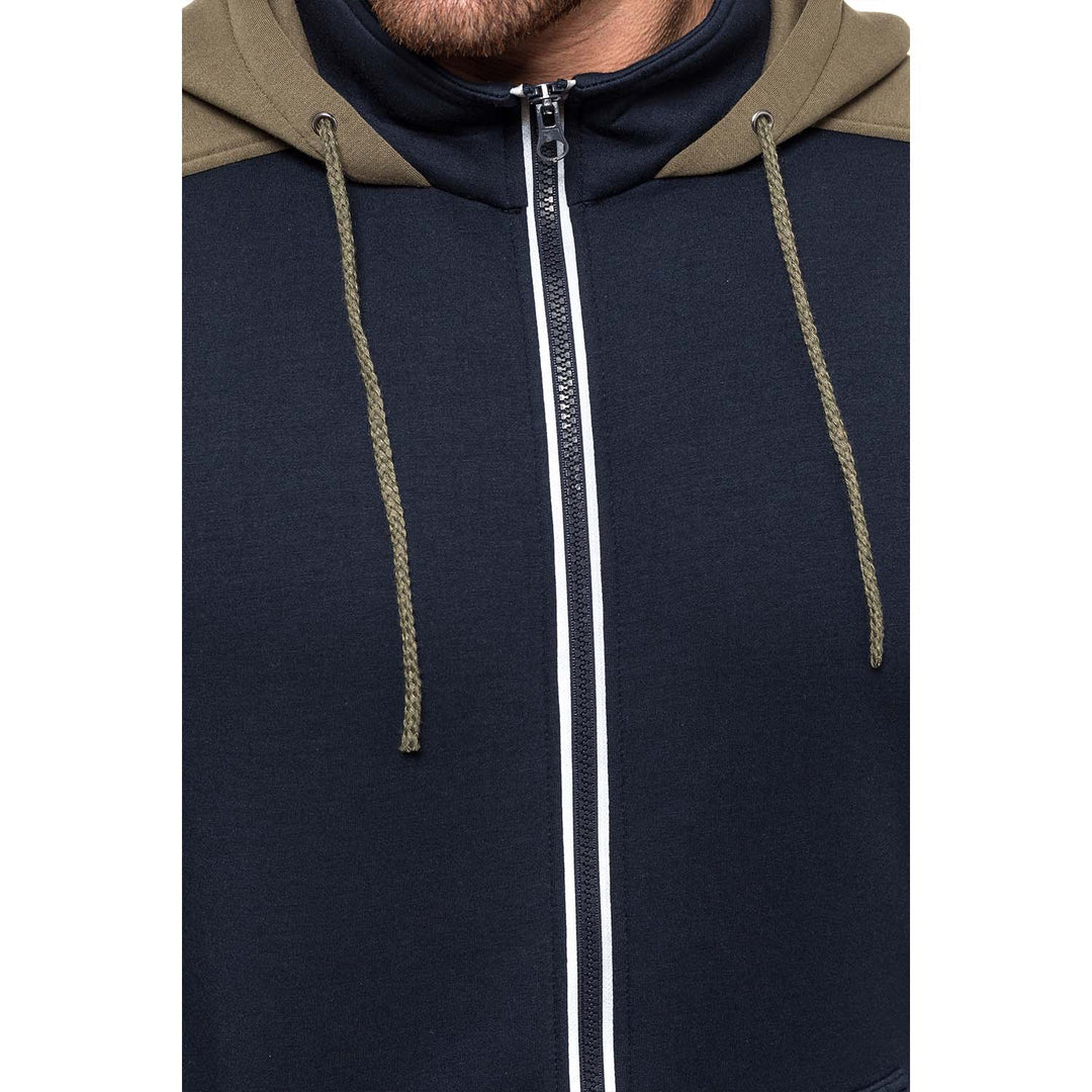 Schaumstoff-Arbeitsjacke HELBOS AVACORE, marineblau/oliv, Größe: XXXL, 3XL