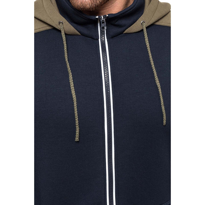 Schaumstoff-Arbeitsjacke HELBOS AVACORE, marineblau/oliv, Größe: XXXL, 3XL
