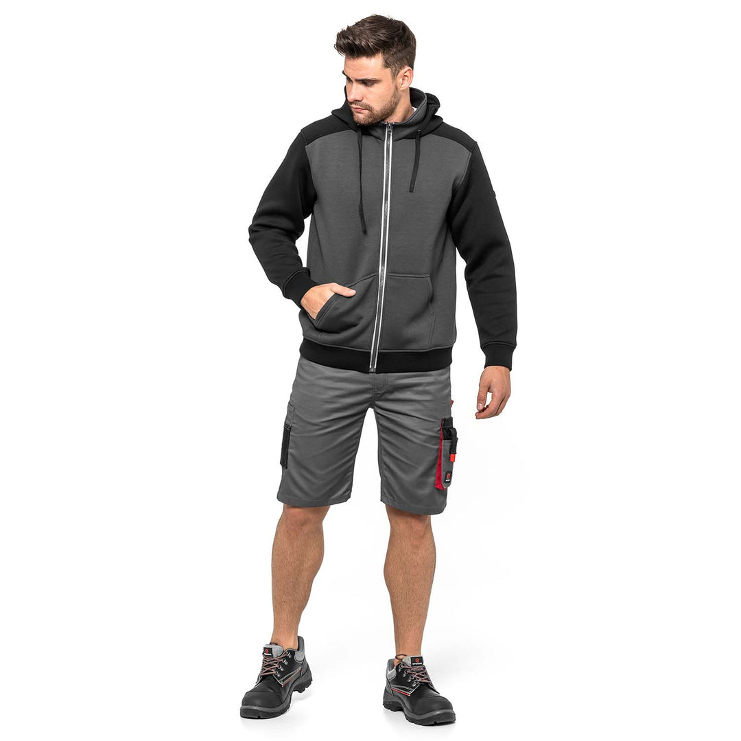 Schaumstoff-Arbeitsjacke HELBOS AVACORE, Farbe: grau-schwarz, Größe: 3XL. XXXL