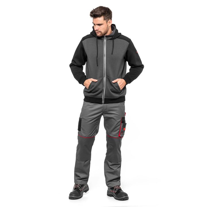 Schaumstoff-Arbeitsjacke HELBOS AVACORE, Farbe: grau-schwarz, Größe: 3XL. XXXL