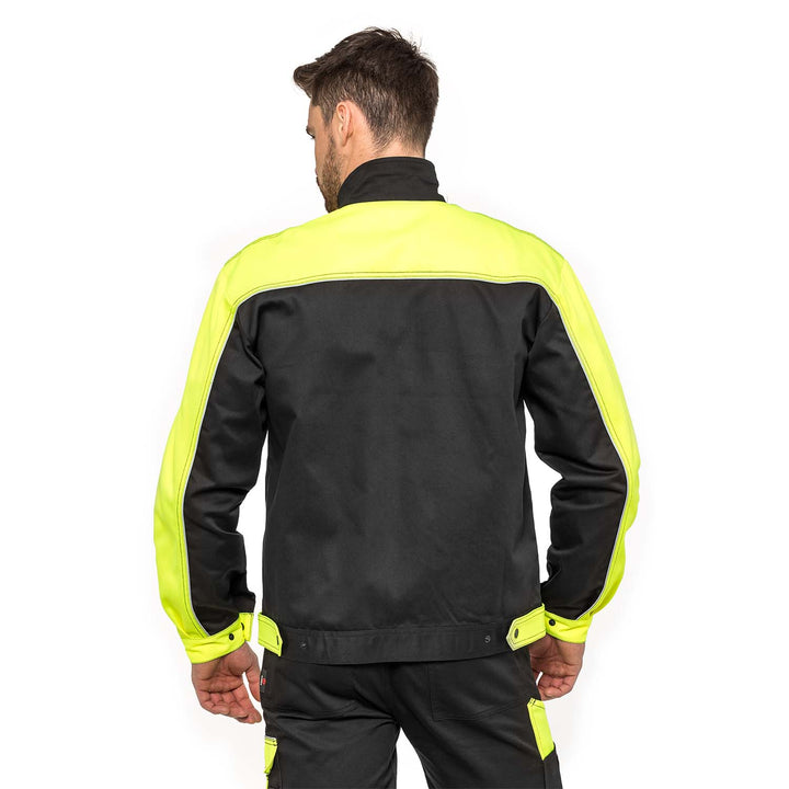 Arbeitsjacke mit Reflektierenden Elementen Reißverschluss und Klettverschluss 60% Baumwolle/ 40% Polyester 114-118_58