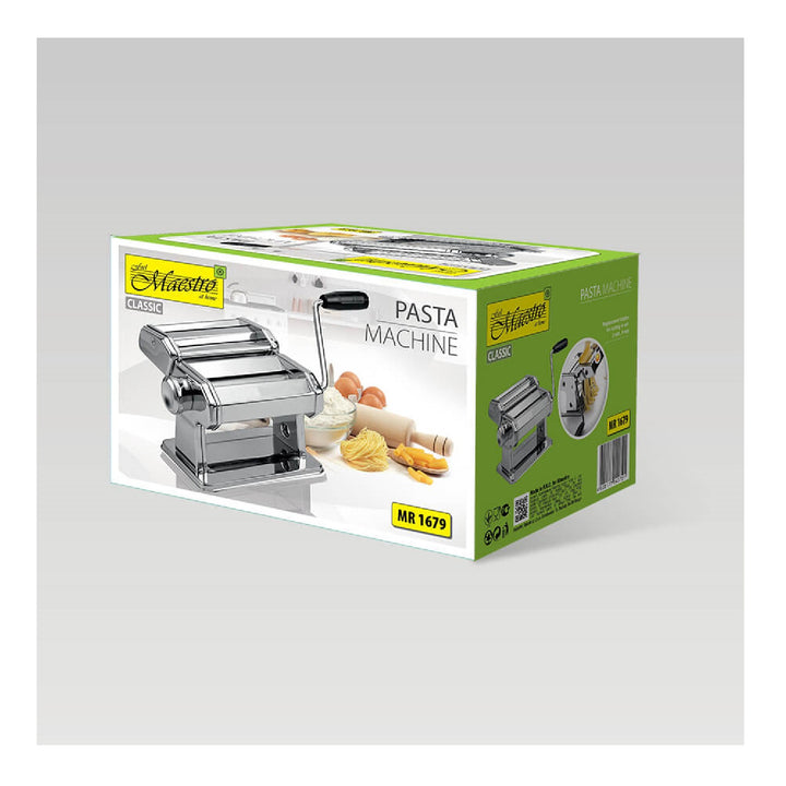 Pasta machine Nudelmaschine / -schneider aus Edelstahl Teigroller Spaghettischneider