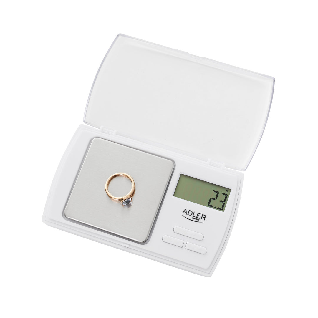 Präzisionswaage Adler AD 3161 mit übersichtlicher LCD-Anzeige