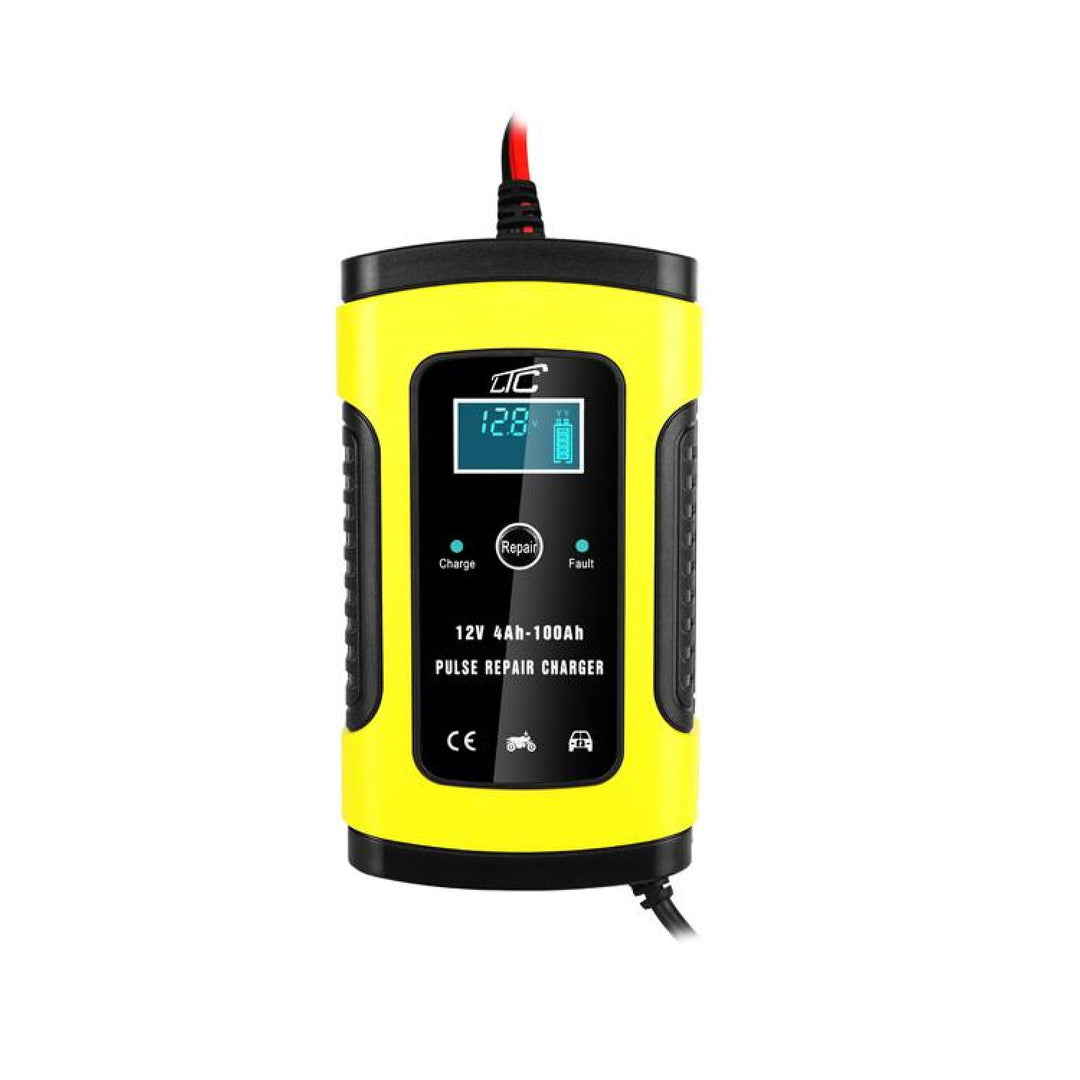 LAMEX LX1206 Impulsreparatur Batterie Automatisches Autoladegerät 12V 6A Batterien LCD Display