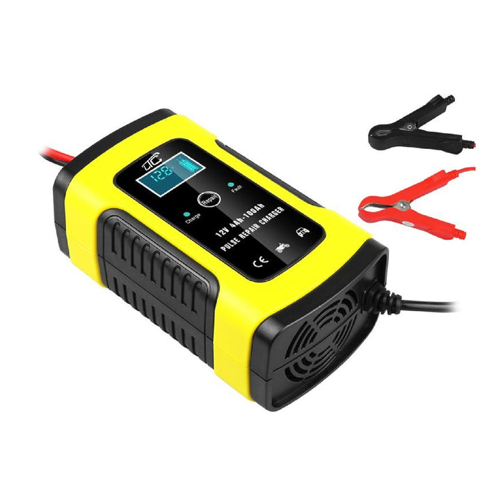 LAMEX LX1206 Impulsreparatur Batterie Automatisches Autoladegerät 12V 6A Batterien LCD Display