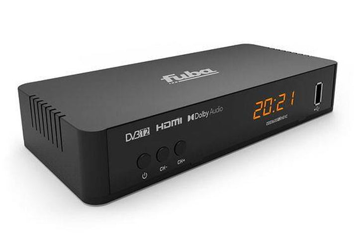Digitaler Terrestrischer TV-Decoder Reciever DVB-T2 mit Fernbedienung TimeShift PVR Ready EPG