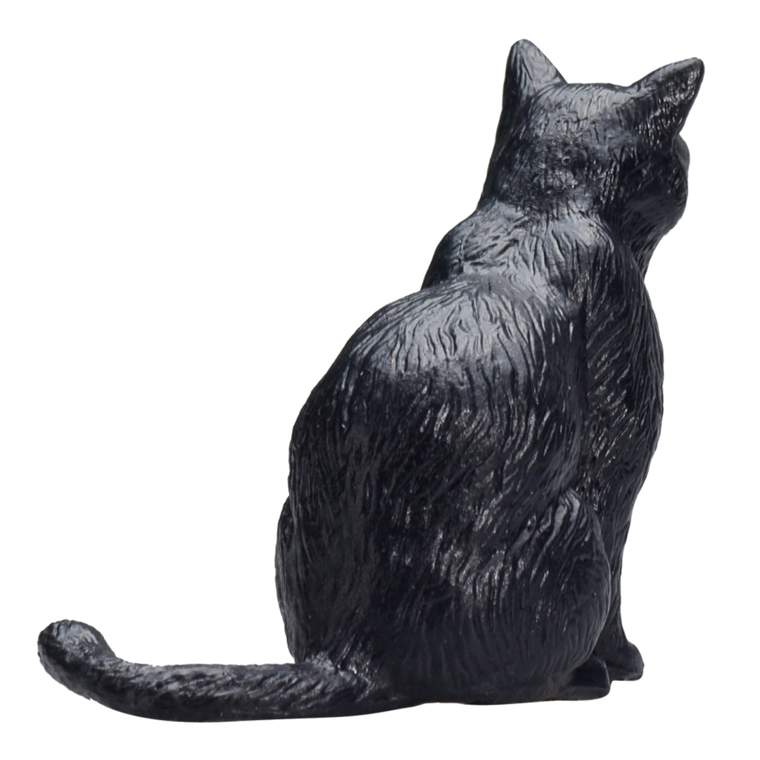 Animal Planet Tierfifur Spielfigur -  Schwarze Katze Figur –   4,5 cm x 3 cm x 4 cm - detailgetreu u. handbemalt - qualitativ u. Sicher