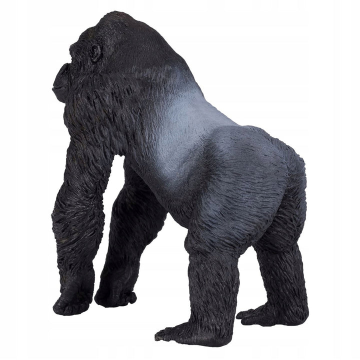 Animal Planet Tierfifur Spielfigur - Silberrücken Männlicher Gorilla Figur, Animal Planet, 8 cm x 4 cm x 9 cm - detailgetreu u. handbemalt - qualitativ u. Sicher