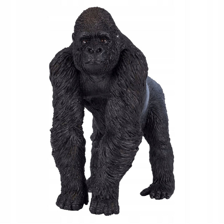 Animal Planet Tierfifur Spielfigur - Silberrücken Männlicher Gorilla Figur, Animal Planet, 8 cm x 4 cm x 9 cm - detailgetreu u. handbemalt - qualitativ u. Sicher