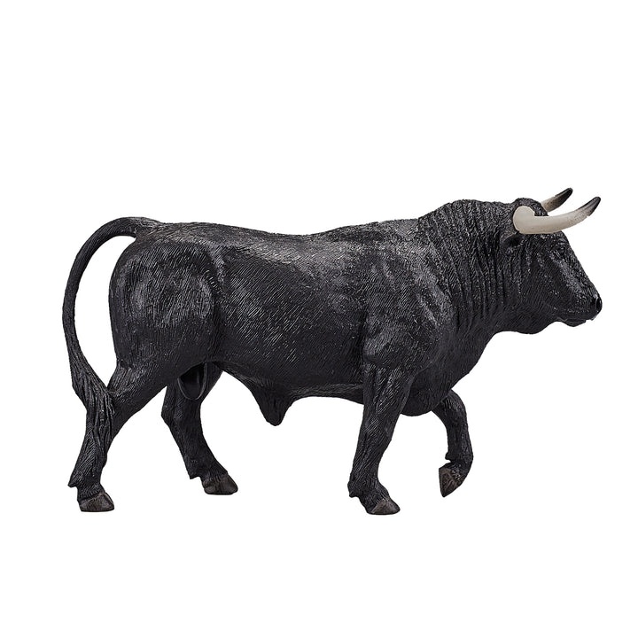 Animal Planet Tierfifur Spielfigur - Spanischer Stier Figur – 13,5 cm x 5,5 cm x 8 cm- detailgetreu u. handbemalt - qualitativ u. Sicher