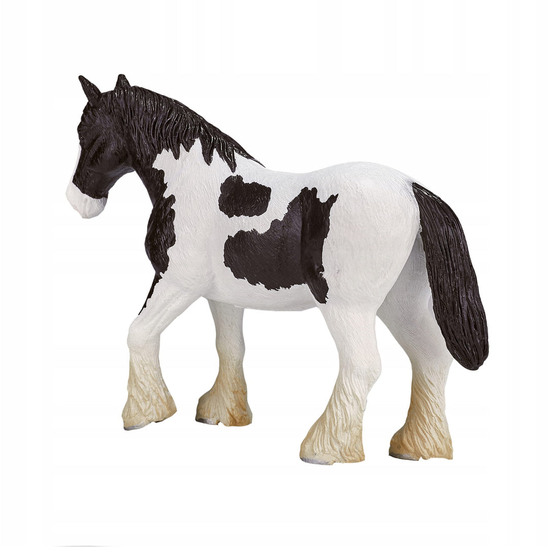 Animal Planet Tierfifur Spielfigur -  Clydesdale  Pferd  Figur –  15 cm x 4 cm x 10,5 cm - detailgetreu u. handbemalt - qualitativ u. Sicher