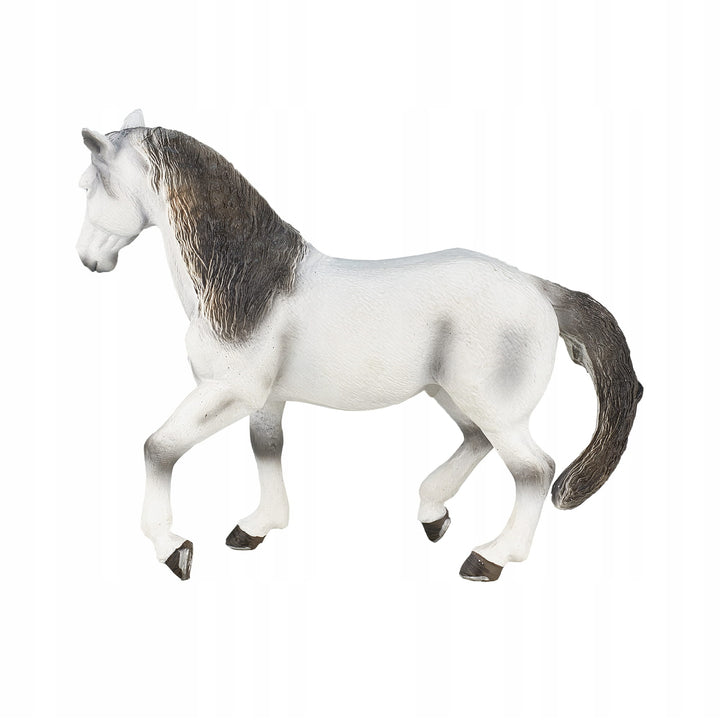 Animal Planet Tierfifur Spielfigur -Figur Hengst Andalusier Grau - 14 cm x 4,5 cm x 10,5 cm - detailgetreu u. handbemalt - qualitativ u. Sicher