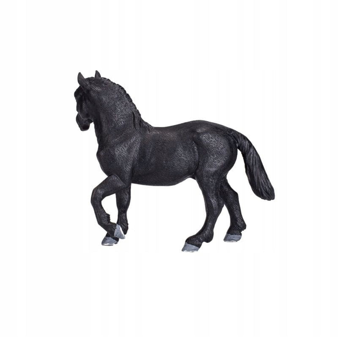 Animal Planet Tierfifur Spielfigur -  Percheron Pferd  Figur –  12,3 cm x 4,2 cm x 10,8 cm - detailgetreu u. handbemalt - qualitativ u. Sicher