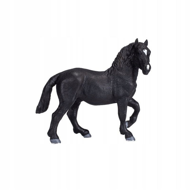 Animal Planet Tierfifur Spielfigur -  Percheron Pferd  Figur –  12,3 cm x 4,2 cm x 10,8 cm - detailgetreu u. handbemalt - qualitativ u. Sicher