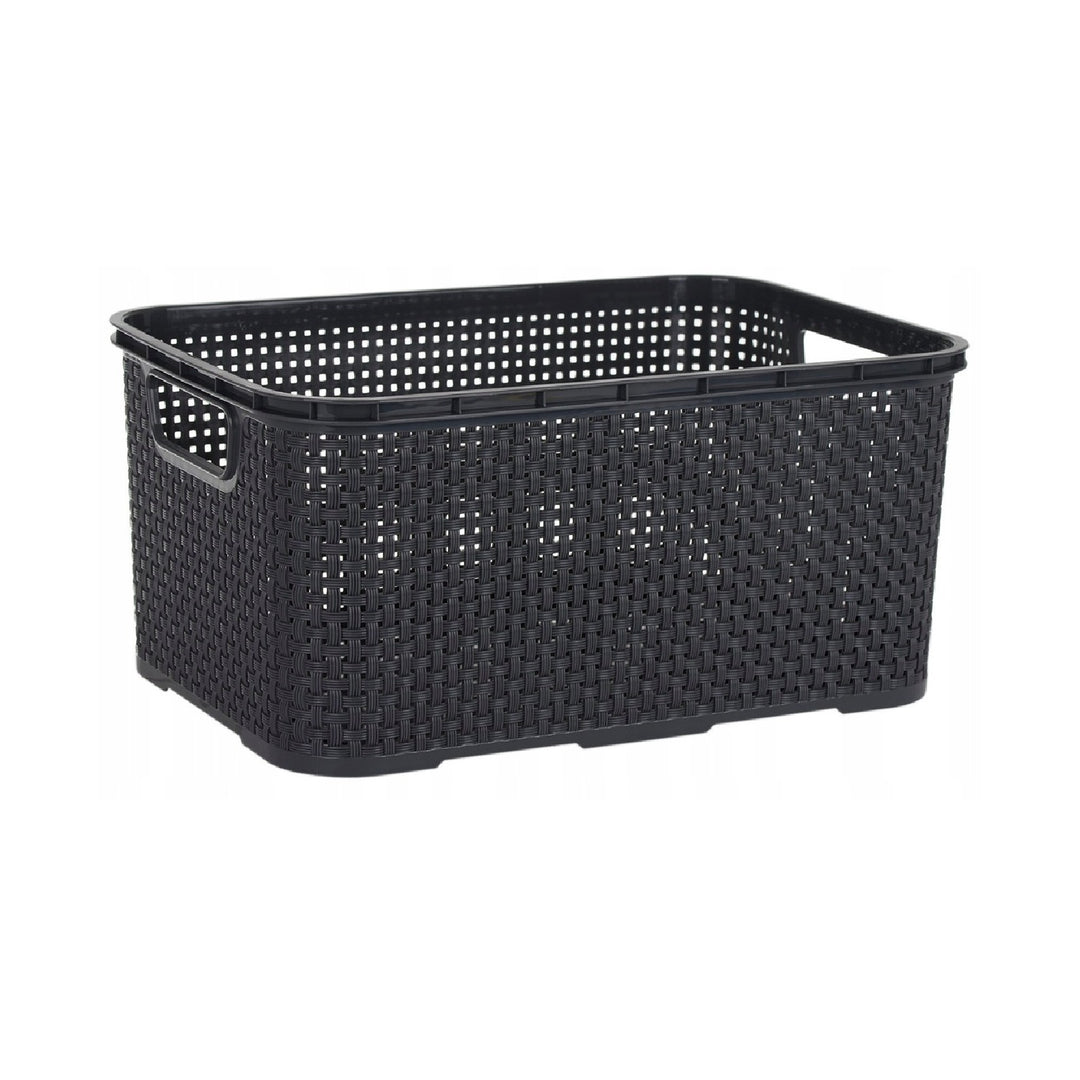 BranQ 1743 Aufbewahrungsbehälter Box Korb 10L Rattan Design