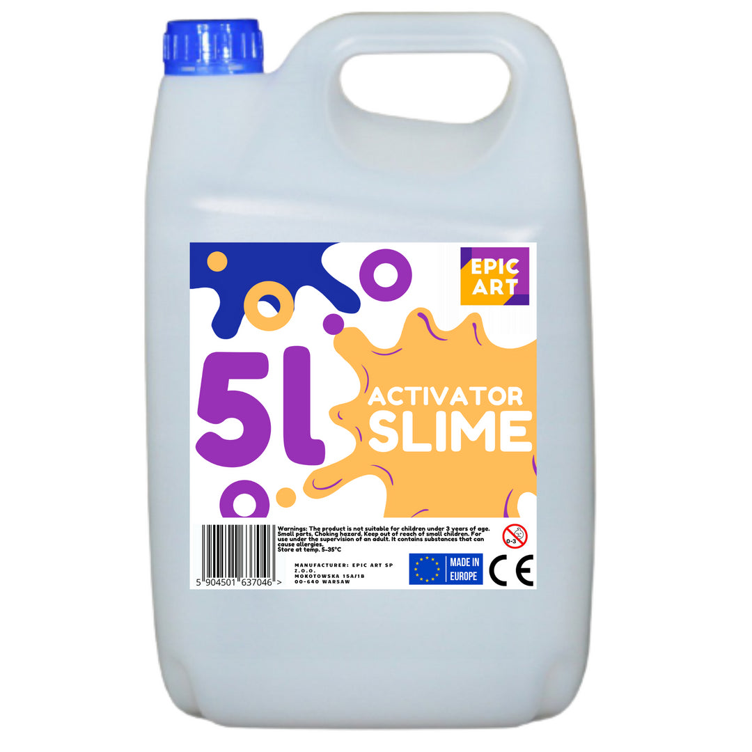 Flüssiger Aktivator, 5L für Schleim, 5000ml - Epic Art Poland