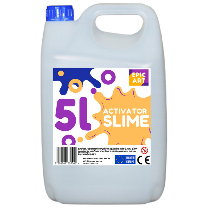 Flüssiger Aktivator, 5L für Schleim, 5000ml - Epic Art Poland
