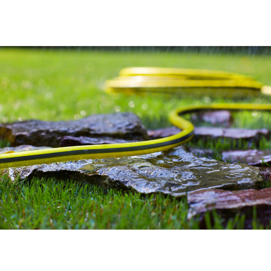 3-lagiger Wasserschlauch Gartenschlauch Schlauch Gartenbewässerung Flexibel Flexischlauch Polyester-Kreuzgeflecht UV-beständig 25 Bar 3/4" 50m