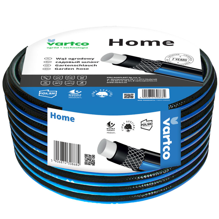4-lagiger Wasserschlauch Gartenschlauch Schlauch Gartenbewässerung Flexibel Flexischlauch Polyester-Kreuzgeflecht UV-beständig 25 Bar 3/4" 50m