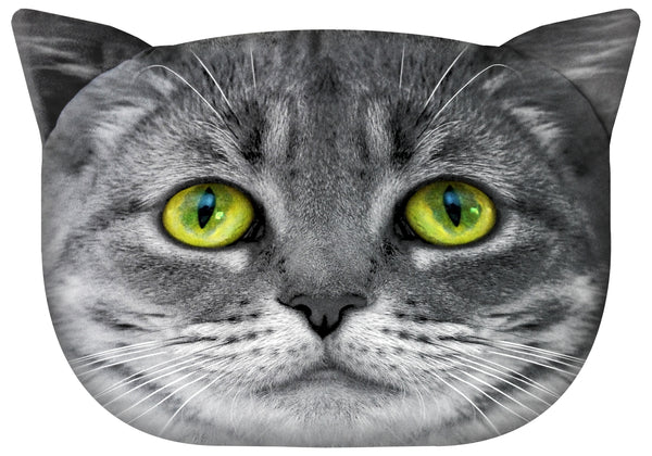 Designer Kissen mit Katzen-Motiv Katzenkissen Dekokissen Zierkissen mit verdecktem Reißverschluss und Füllkissen Lolek