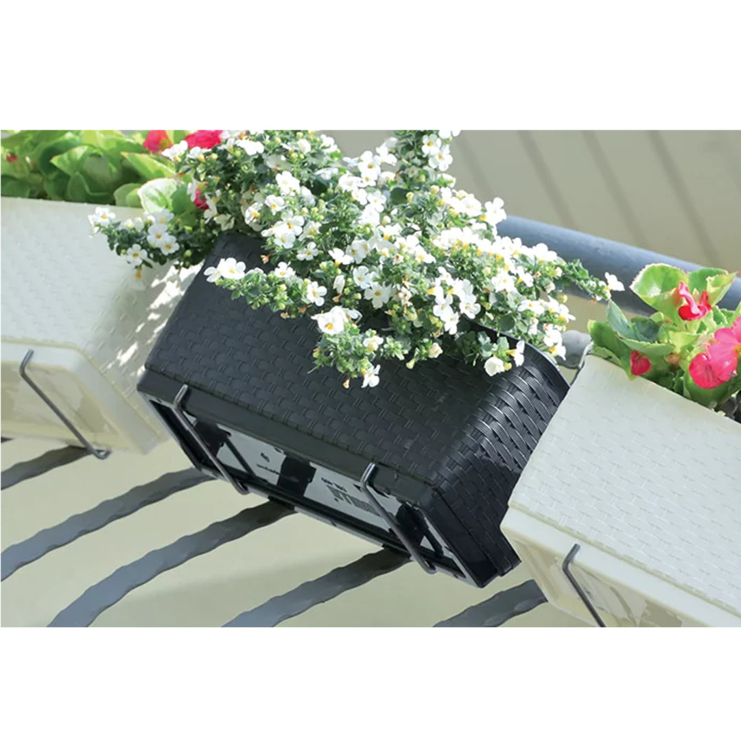 Ratolla Case Balkonkasten mit Aufhängung Blumenkasten Blumentopf mit H – Euroelectronics DE