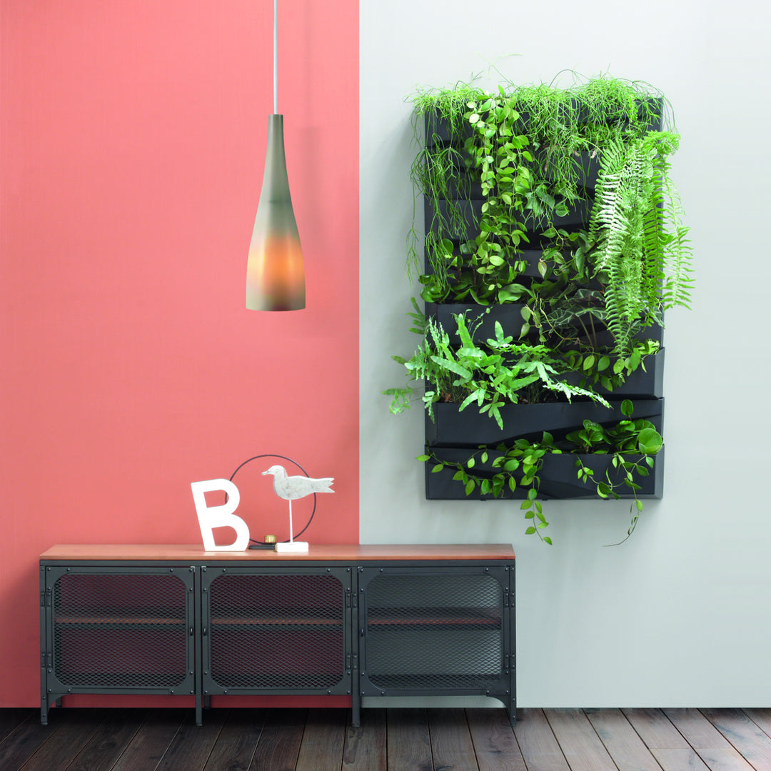 Prosperplast Cascade Garden Wall Grüne Wand Blumenkasten Vertikales Gartensystem Modularer Blumentopf Kunststoff