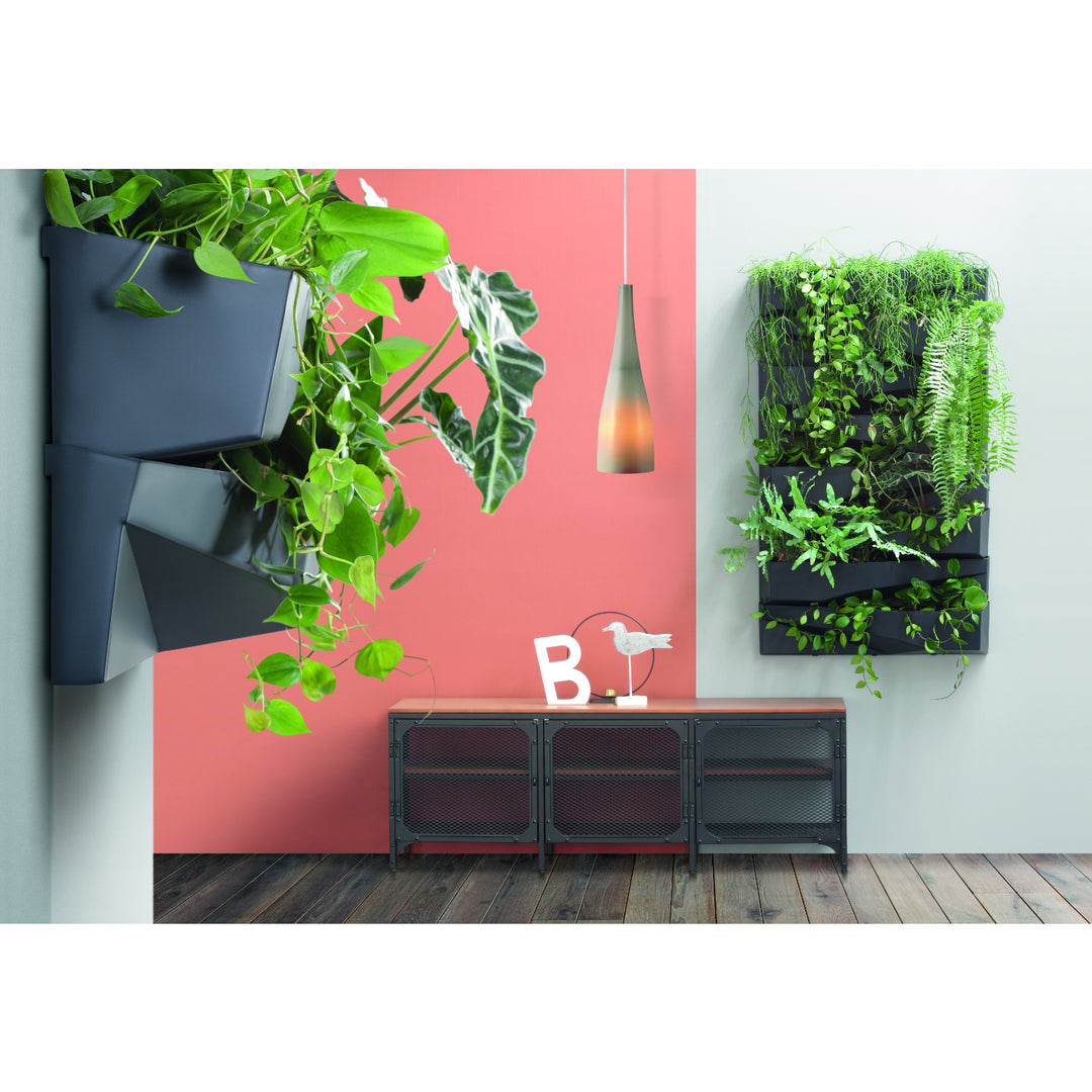 Prosperplast Cascade Garden Wall Grüne Wand Blumenkasten Vertikales Gartensystem Modularer Blumentopf Kunststoff