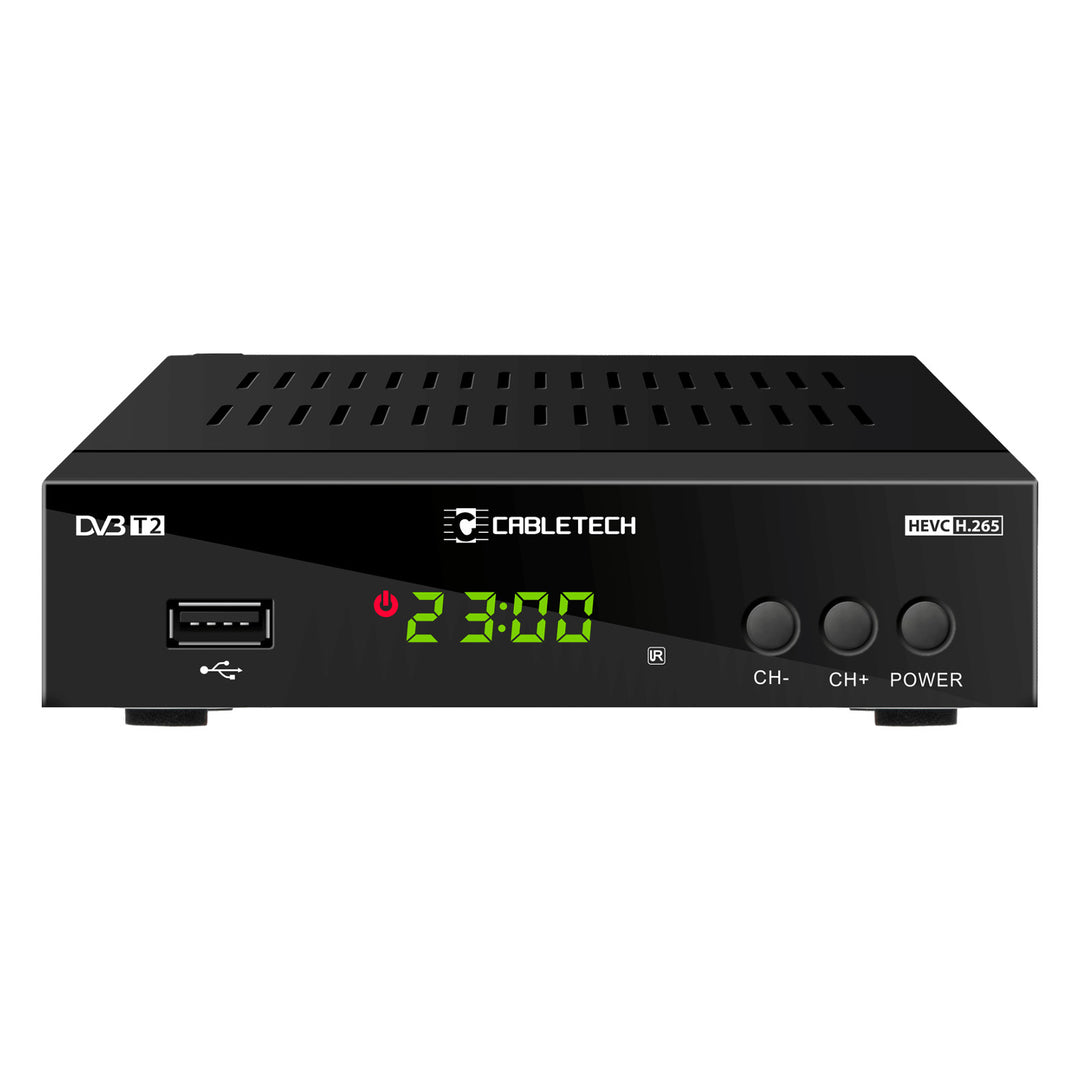 DVB-T2/C HEVC H.265 Digitaler Terrestrischer TV-Decoder DVB-T2 mit Fernbedienung FullHD HDMI USB 2.0 EPG PVR Timeshift