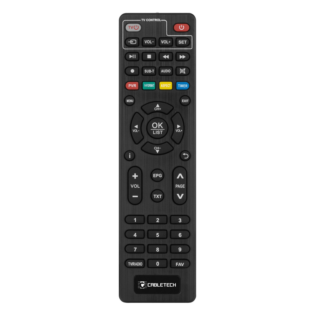 DVB-T2/C HEVC H.265 Digitaler Terrestrischer TV-Decoder DVB-T2 mit Fernbedienung FullHD HDMI USB 2.0 EPG PVR Timeshift